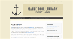 Desktop Screenshot of portlandmainetoollibrary.org